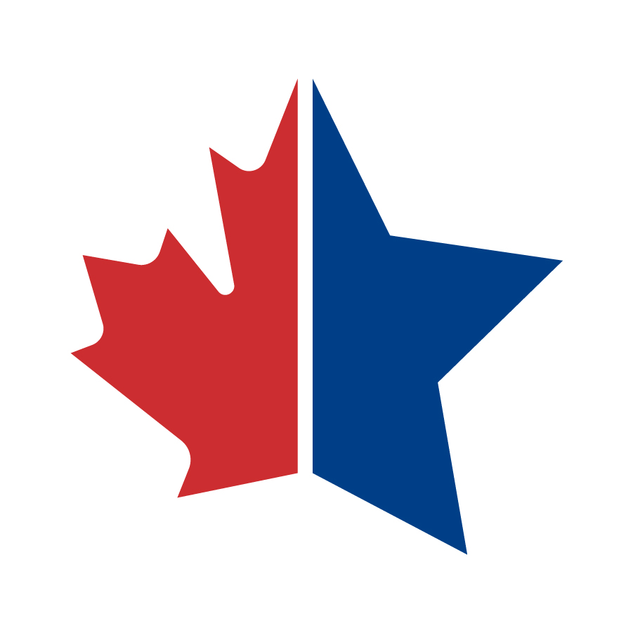 c/am logo symbol - maple leaf and star